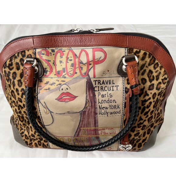Brighton Fashionista Leopard Print Bag - Picture 1 of 6